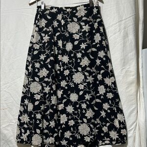 Travis Ayer’s 100% Silk A-Line Skirt.